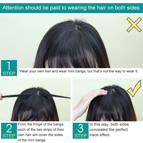 Clip-In Haarverlängerungen Frontal mit Seitenhaar 2