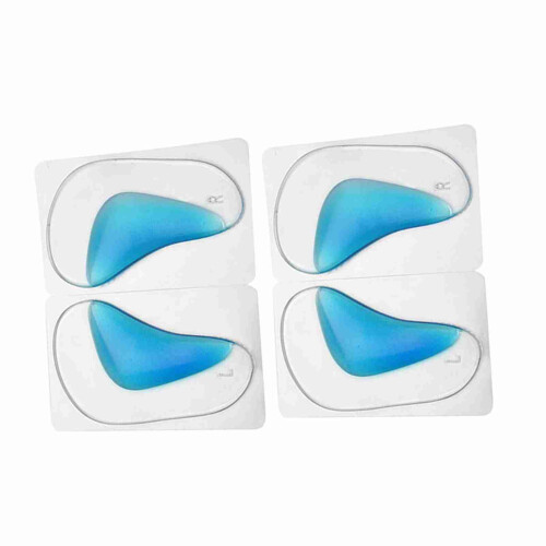 2 Paar Silikon Fußstützen Einlegesohlen (Blau) 2