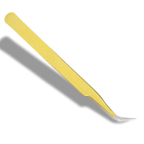 Pinzette acciaio inossidabile curve per extension