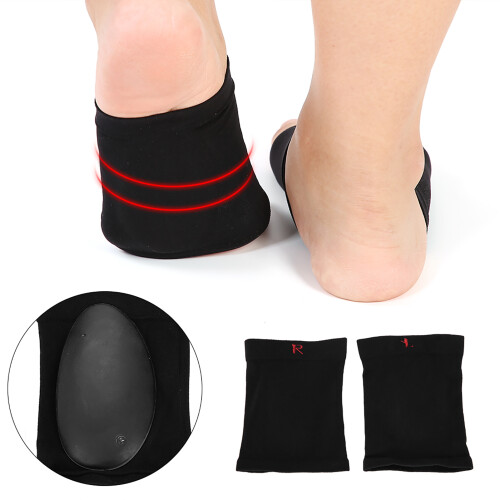 Silikon-Fußstütze Elastische Einlegesohren Pads (L) 2