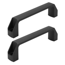 2Pcs Tür Griff Pull Bar 180mm Loch Abstand Nylon