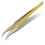 Pinzette acciaio inossidabile curve per extension 2