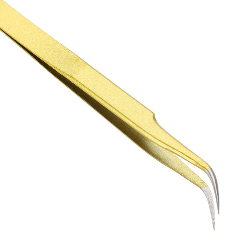 Pinzette acciaio inossidabile curve per extension 2