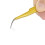 Pinzette acciaio inossidabile curve per extension 5