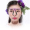 Purple Reusable Eyebrow Tattoo Shaping Ruler 2