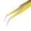 Pinzette acciaio inossidabile curve per extension 4