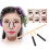 Gold Reusable Eyebrow Tattoo Shaping Ruler 3