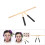 Gold Reusable Eyebrow Tattoo Shaping Ruler 5