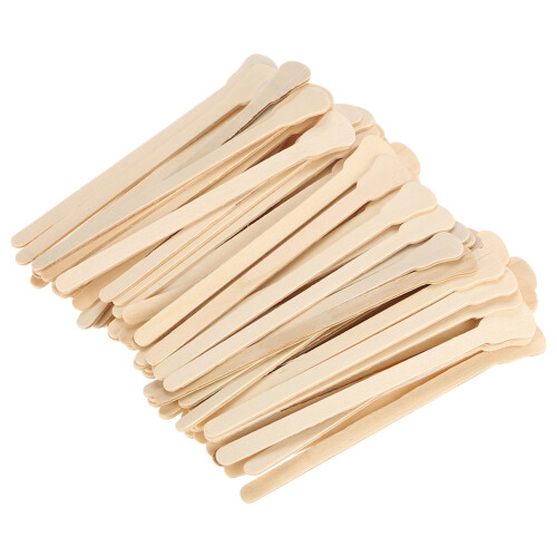 100 Spatole Legno per Maschera/Creme