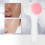 3D-Doppelseitige Reinigungs-Bürste Pink zum Peeling 3