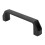 2Pcs Tür Griff Pull Bar 180mm Loch Abstand Nylon 14