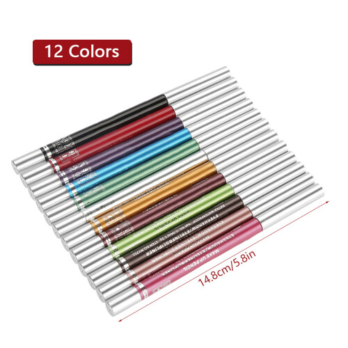 Set Matite Ombretto Waterproof 12 Colori 2
