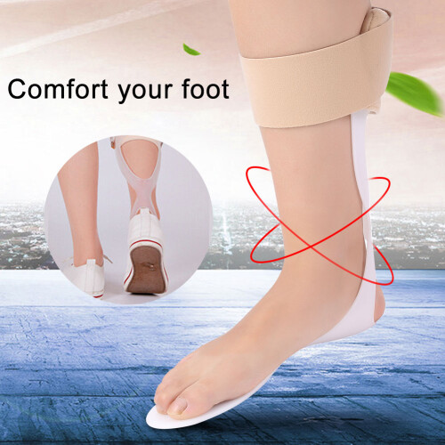 Adjustable Foot Drop Orthosis Ankle Corrector Brace Support S/M 2