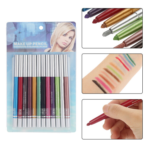 Set Matite Ombretto Waterproof 12 Colori 1