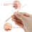 4Pcs Rose Gold Stainless Steel Acne Remover 4