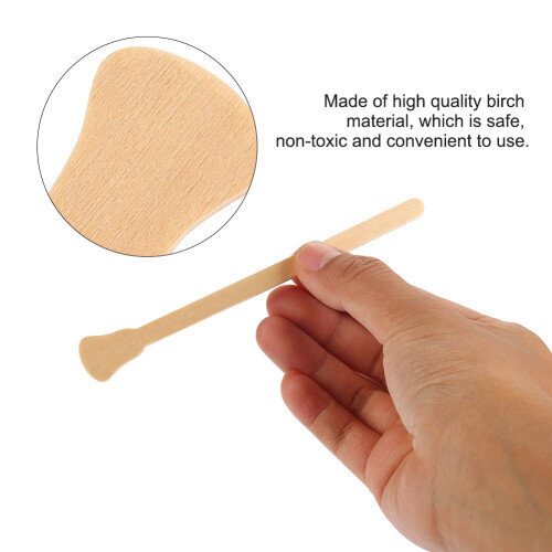 100 Spatole Legno per Maschera/Creme 2