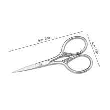 Edelstahl-Barttrimmer Mini-Schere zum Rasieren