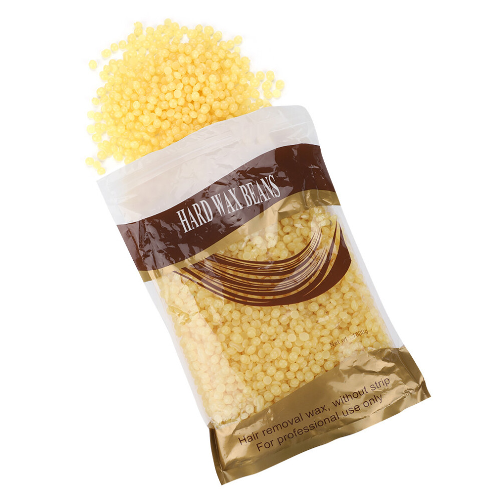1000g/Bag Hard Wax Hair Removal Waxing Beans Honey