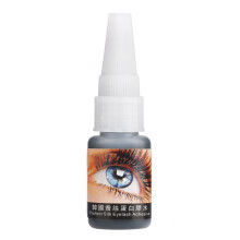 Seidenprotein-Falsche Wimpern mit schwarzem Kleber