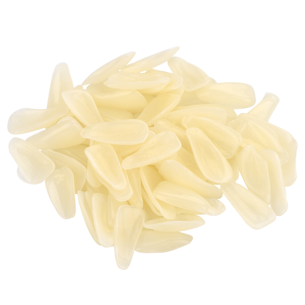 70Pcs Resin Temporary Teeth Crown Dental Oral Care Yellow Lower