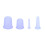 4pz Set Vasche Silicone Massaggio Anticellulite 3