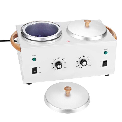 Paraffin-Wachswärmer Dual-Pot für Haarentfernung 1