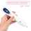 USB-Nachladbarer Mole-Entfernungspen Silber 5