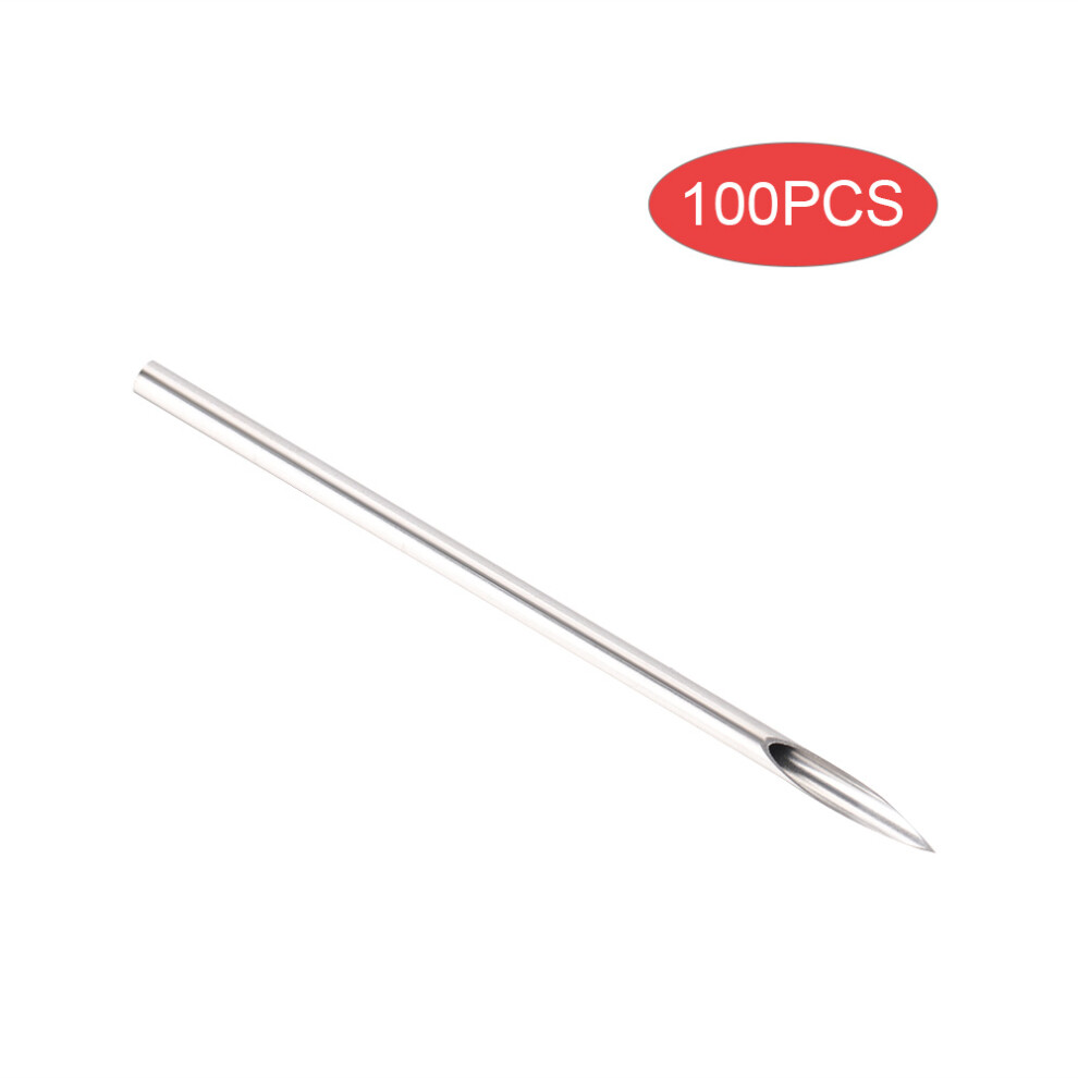 Disposable 18G Hollow Needle Nose Ear Piercing Tattoo Sterilized