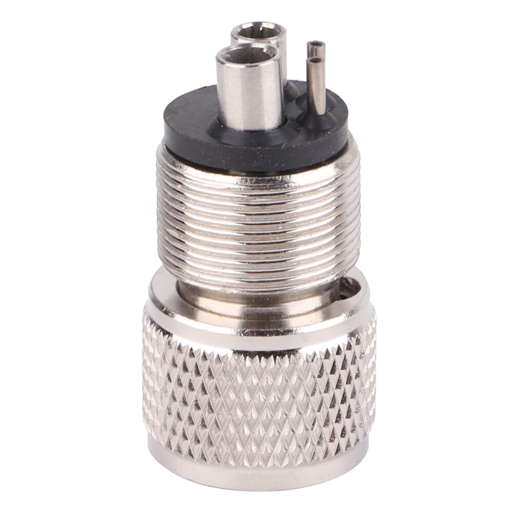 4 To 2 Hole High Speed Handpiece Tubing Adapter Dental Tool 448787300133