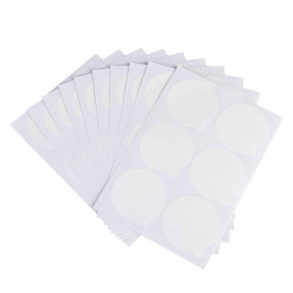 10Sheet/60Pcs Disposable Eyelash Glue Holder Pallet Extension Pad