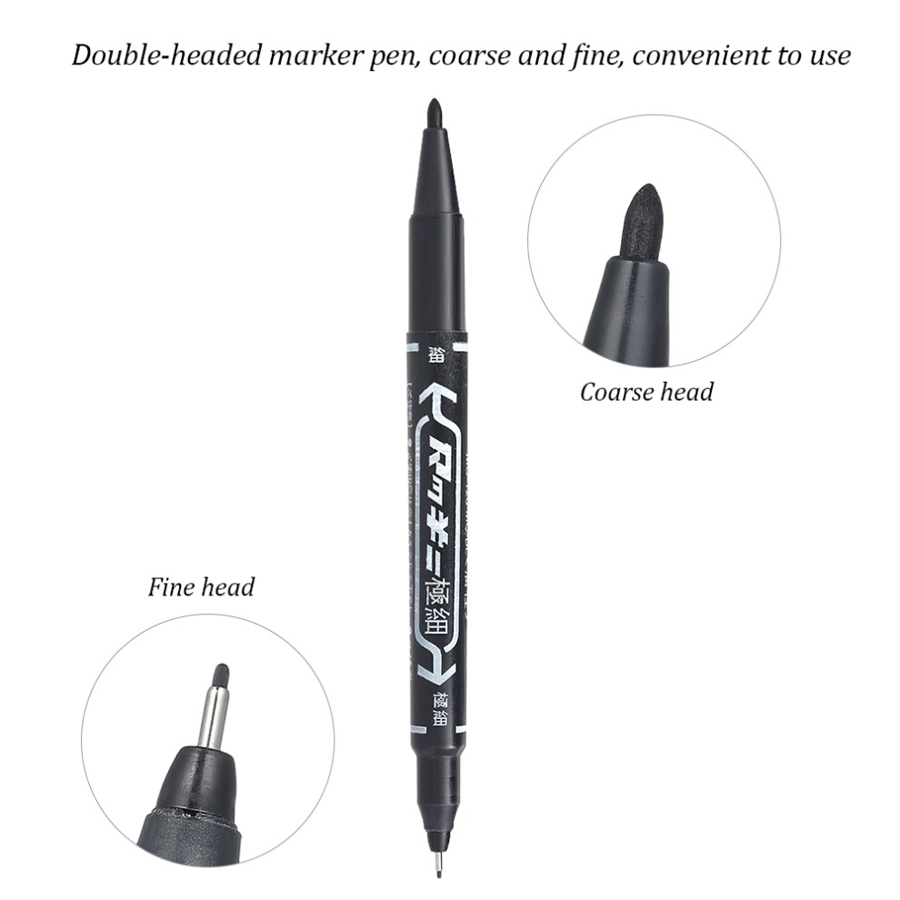 10Pcs Double-headed Tattoo Skin Marker Pen