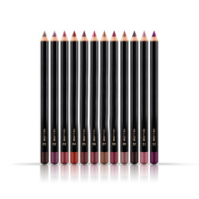 12x wasserfeste Lippenkonturstifte-Set