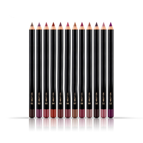 12x wasserfeste Lippenkonturstifte-Set