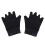 Unisex Nylon Compression Fingerless Gloves Black 1