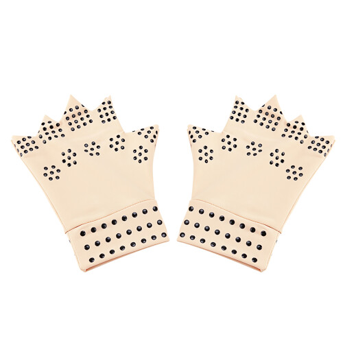 1 Pair Nylon Compression Fingerless Gloves Unisex