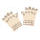1 Pair Nylon Compression Fingerless Gloves Unisex 4