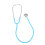 Double Head Stethoscope Medical Tool Blue 1