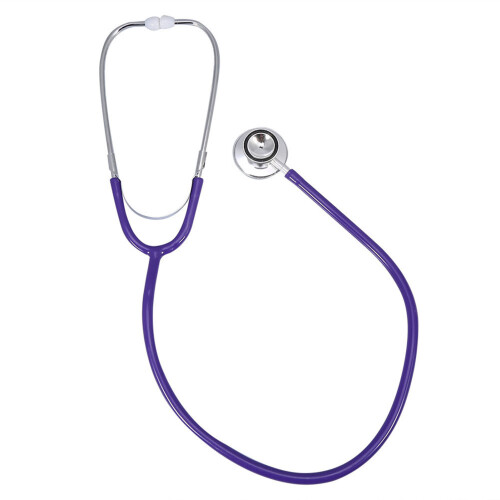 Double Head Stethoscope Medical Tool Purple