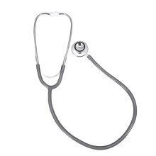 Double Head Stethoscope Medical Tool Grey