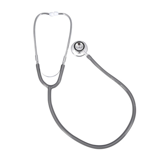 Double Head Stethoscope Medical Tool Grey
