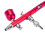 Red 0.2mm Gravity Feed Airbrush Gun Art Tattoo 5