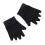 Unisex Nylon Compression Fingerless Gloves Black 4