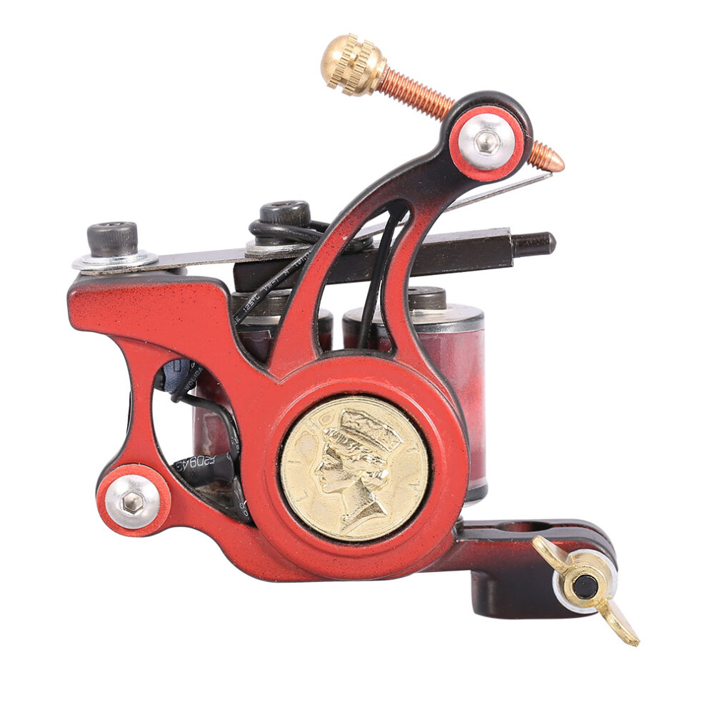 Professional 10 Warp Coil Tattoo Machine Portrait Tattoo Gun