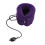 Portable Inflatable U Shape Cervical Neck Traction Device (Purple) 3
