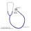 Double Head Stethoscope Medical Tool Purple 4