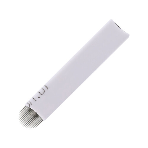 50Stks Gebogen 18 Naald Microblading Mes 2
