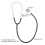 Multifunctional Dual Head Stethoscope Black 2