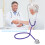Double Head Stethoscope Medical Tool Purple 2