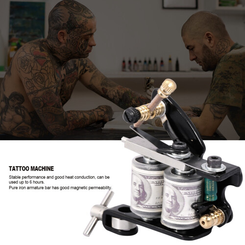 Tattoo Liner Shader Iron 10 Wrap Copper Coils 2
