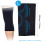 Sports Knee Pad Elastic Support L Black Blue 5